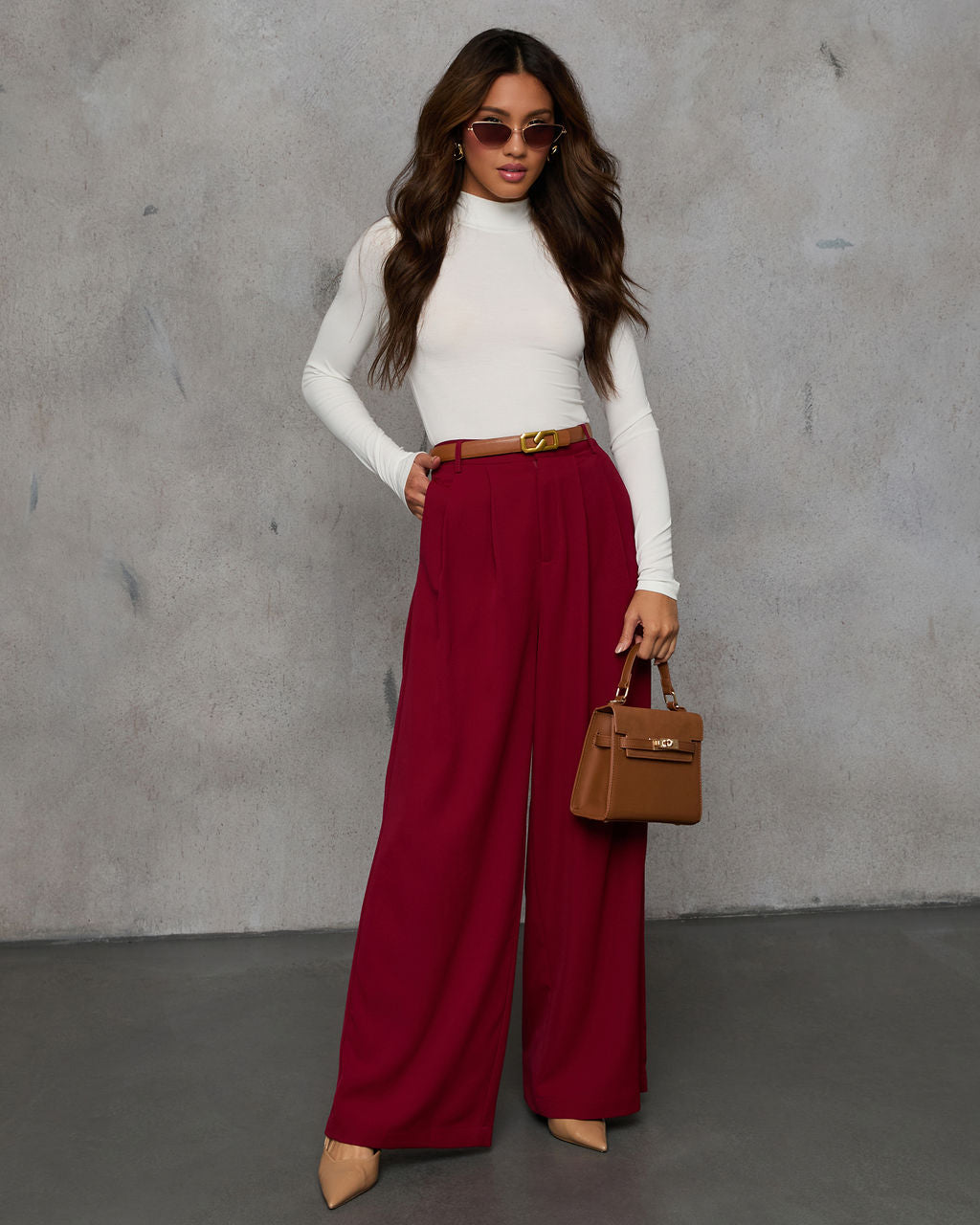 Madrigal Pocketed Wide Leg Pants - Image 23