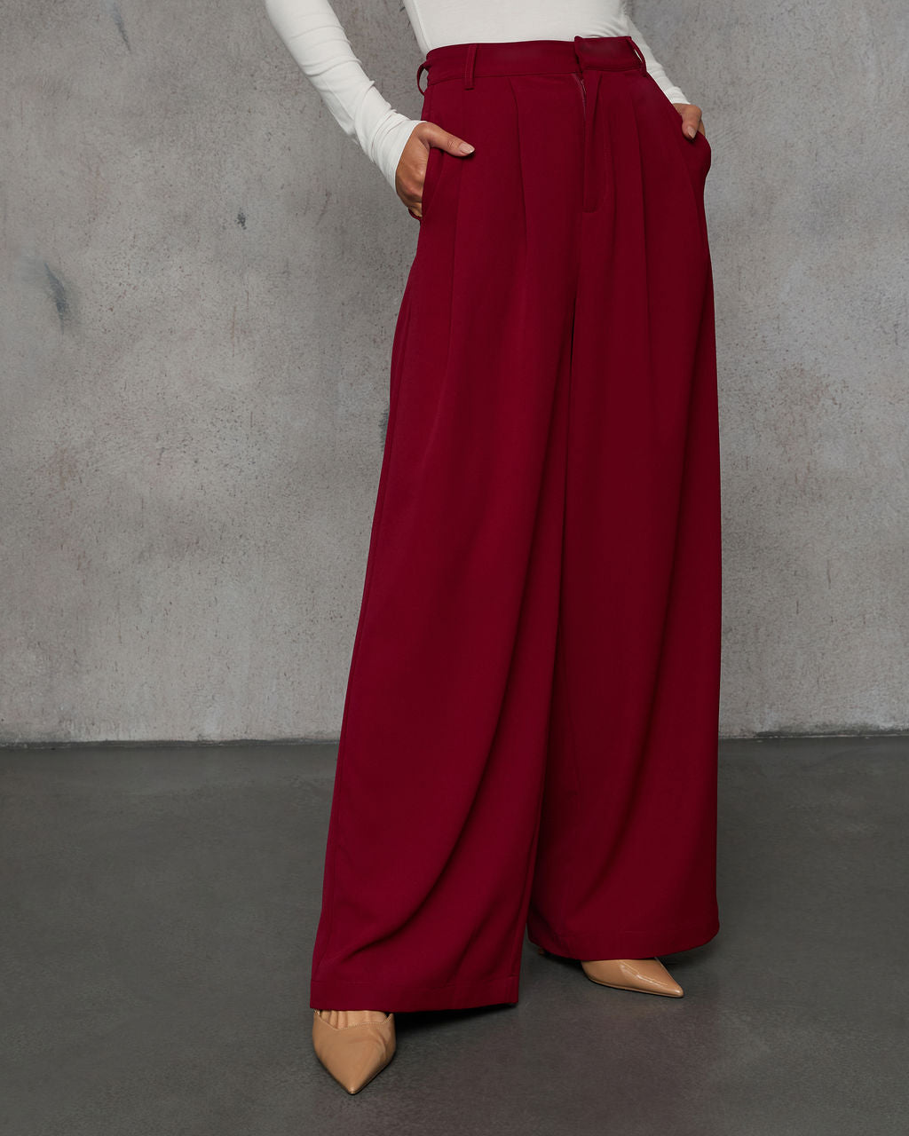 Madrigal Pocketed Wide Leg Pants - Image 21