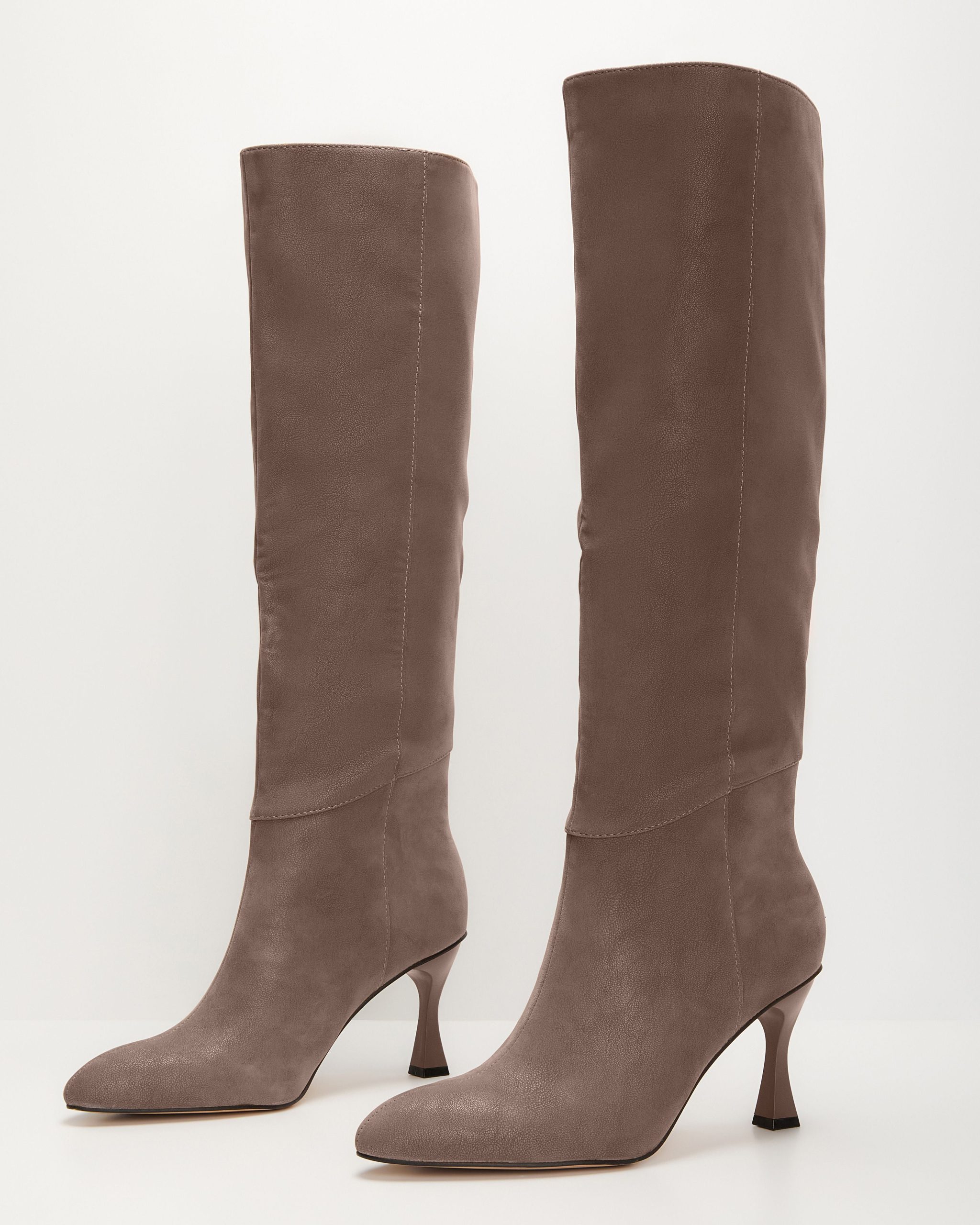 Autumn Stroll Heeled Knee High Boots - Image 8