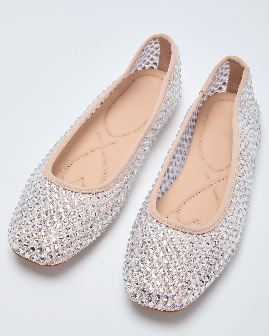Khaie Rhinestone Mesh Flats - Image 2