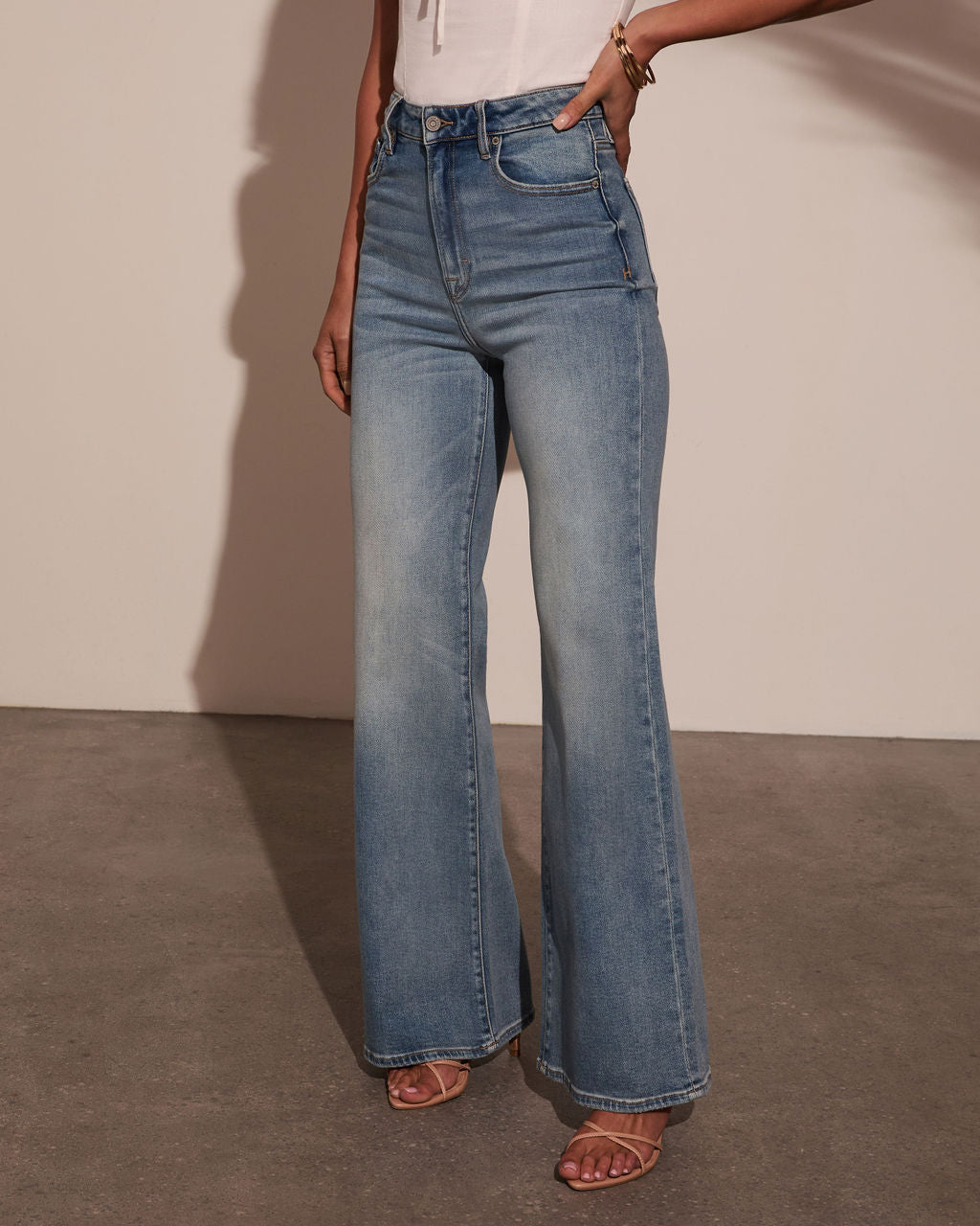 Rosmie Super Stretch Flare Jeans - Image 3