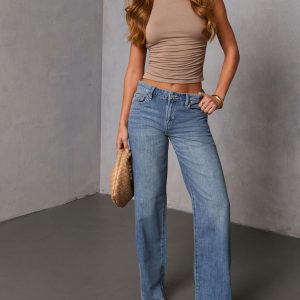 Tamrin Rigid Low Rise Relaxed Leg Jeans