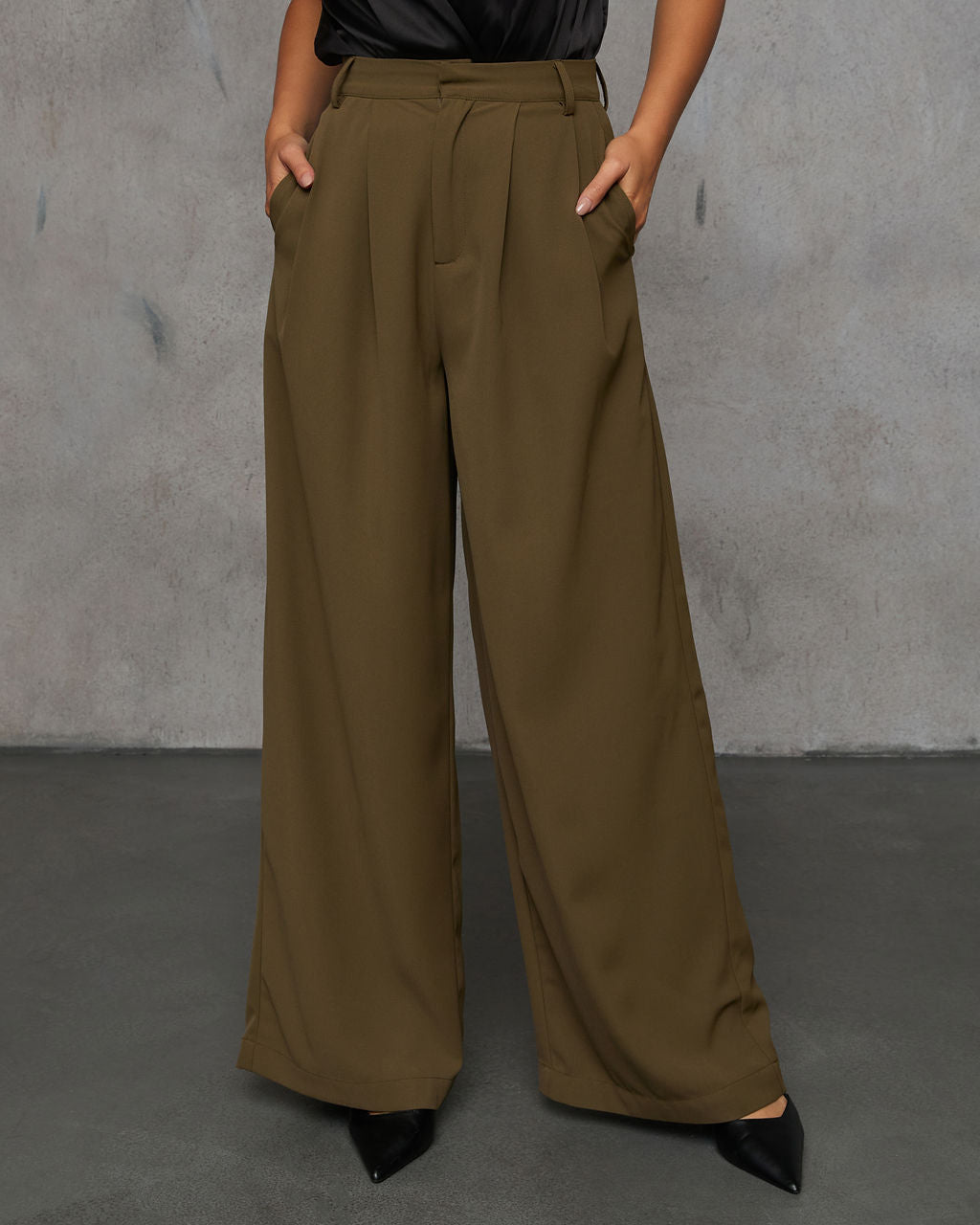 Madrigal Pocketed Wide Leg Pants - Image 26