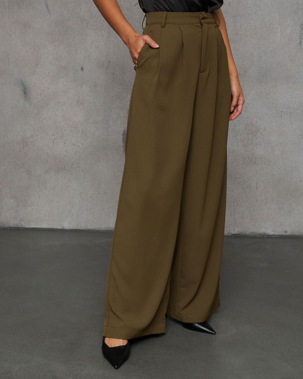 Madrigal Pocketed Wide Leg Pants - Image 29