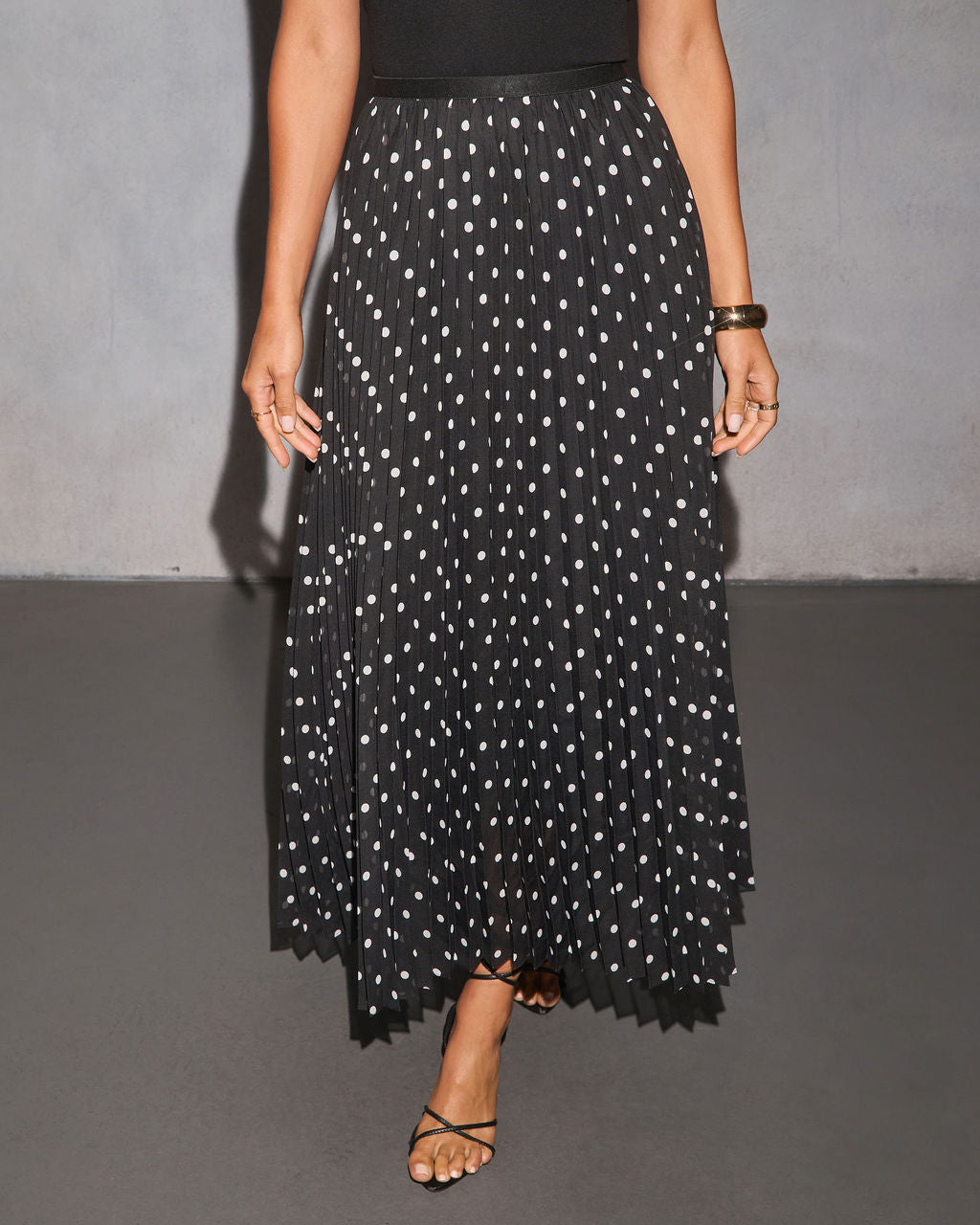 Korrina Polka Dot Midi Skirt - Image 2
