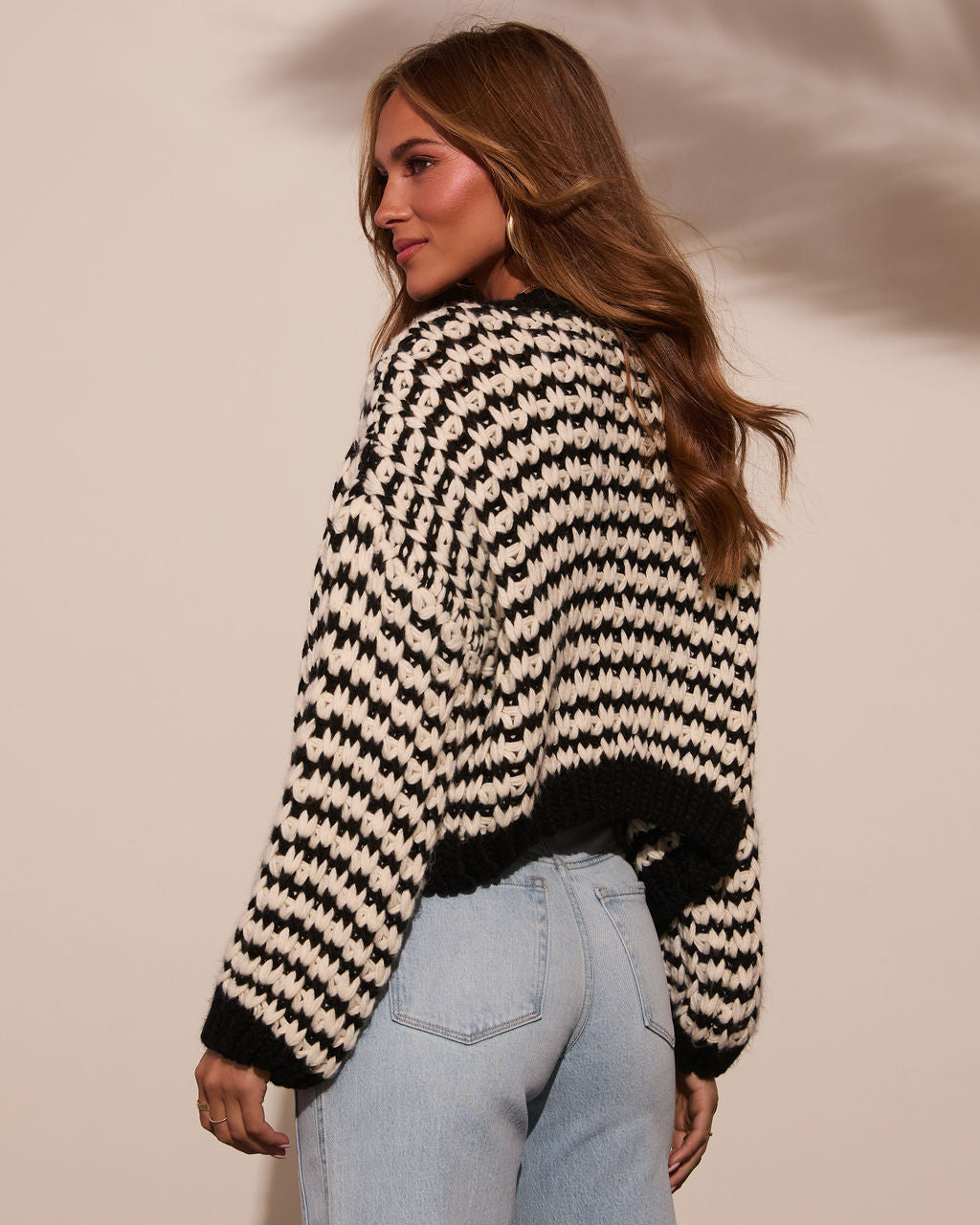 Berklen Striped Knit Cardigan - Image 4