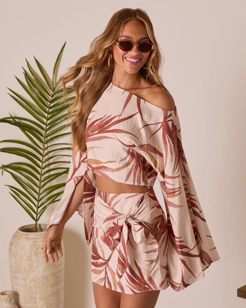 Ramiah Tropical Crop Top - Image 3