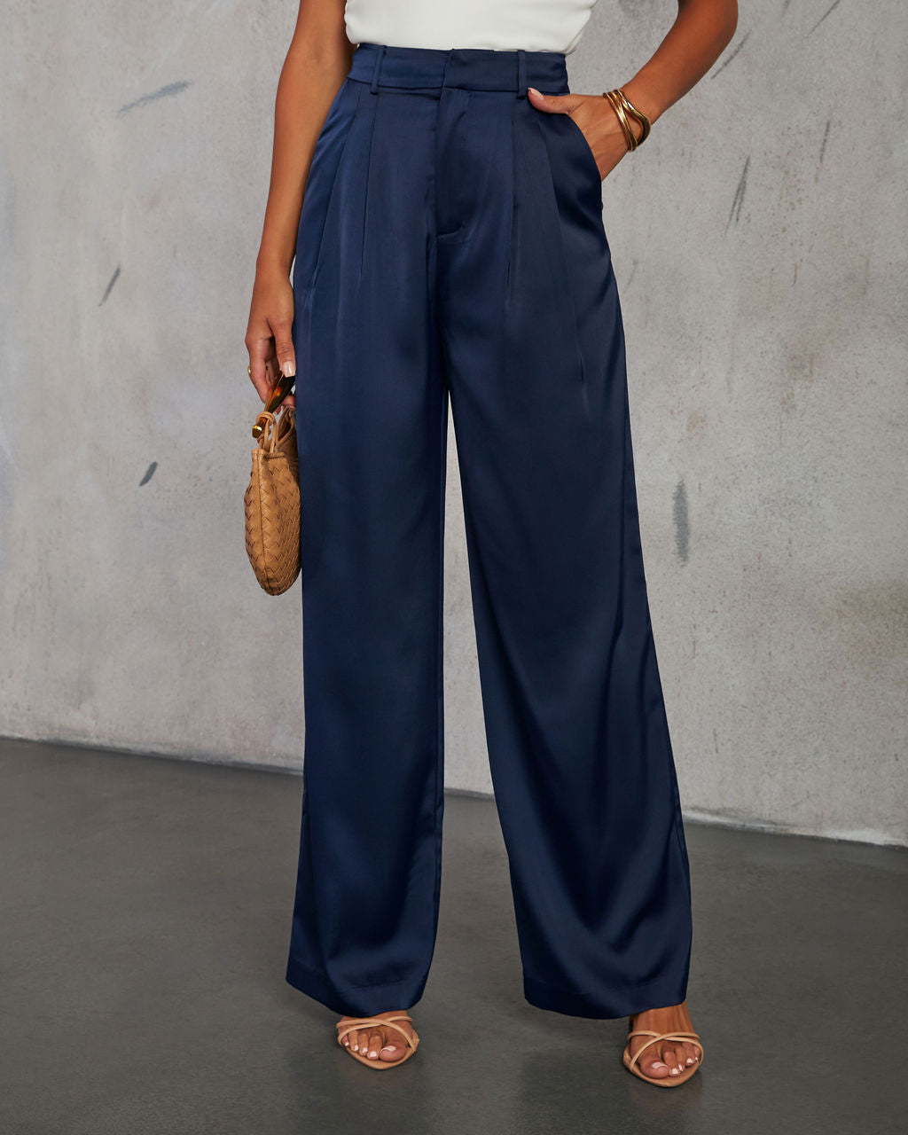 Shannell Satin Trouser Pants - Image 8