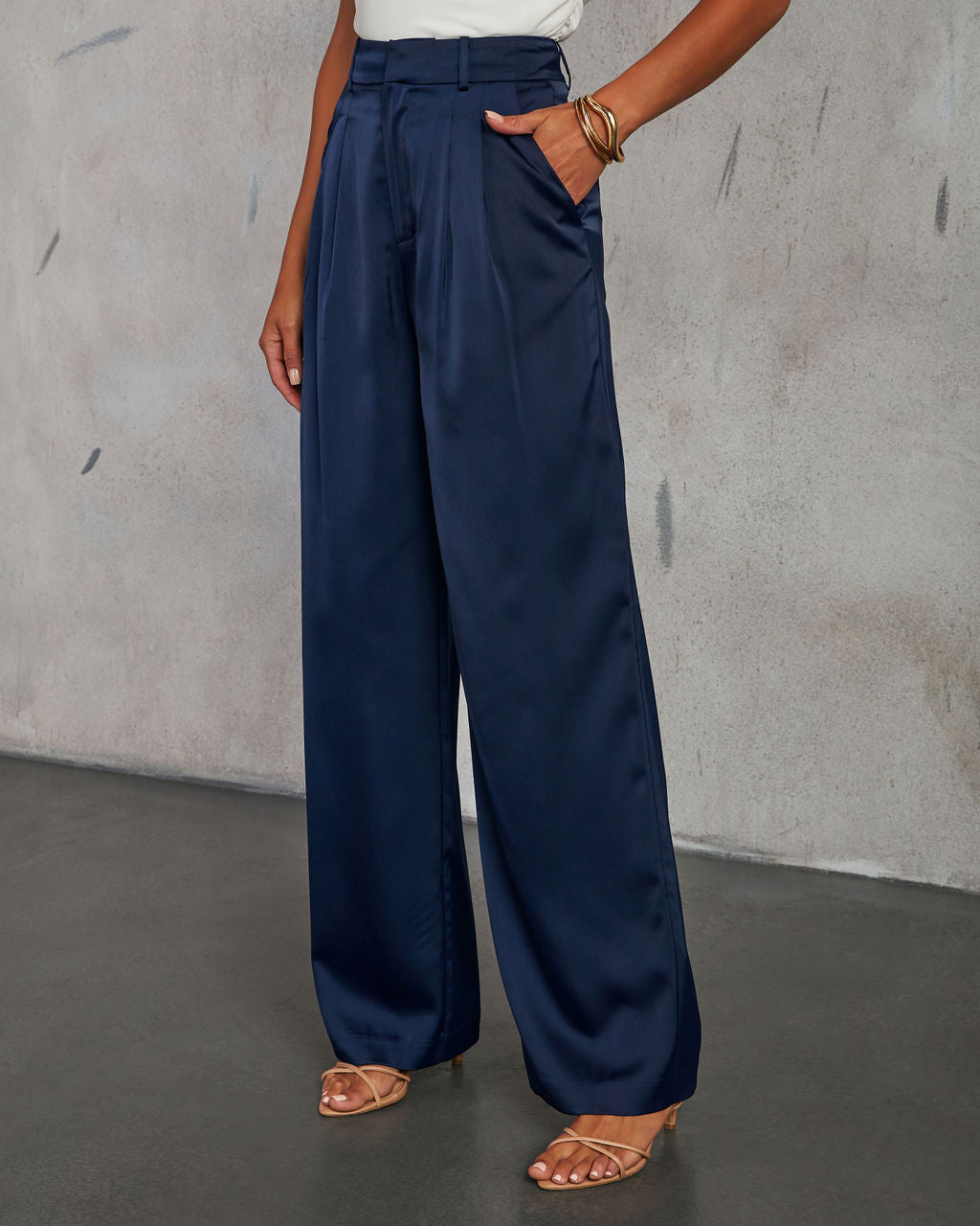 Shannell Satin Trouser Pants - Image 9