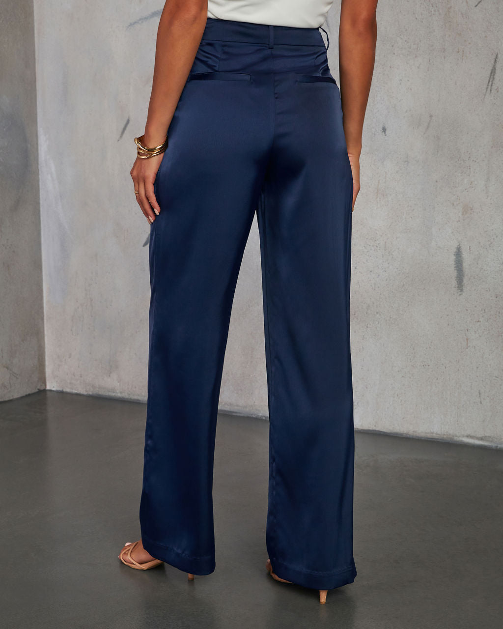 Shannell Satin Trouser Pants - Image 10