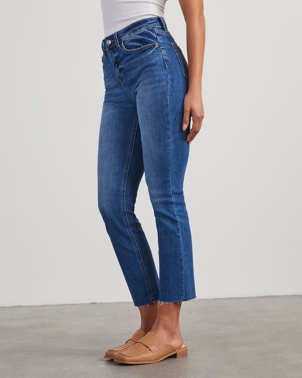 Ronnie Super Stretch High Rise Straight Leg Jeans - Image 3
