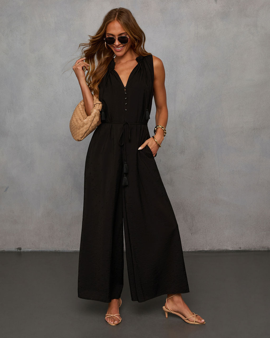 Hey Lover Waist Tie Jumpsuit - Image 12