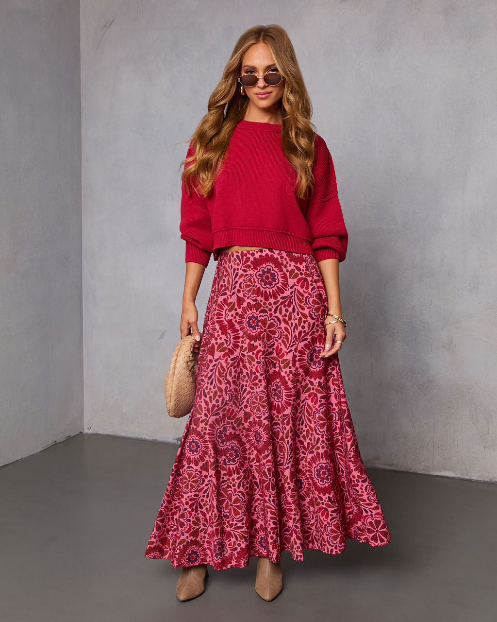 Elouise Cropped Crewneck Sweater - Image 38