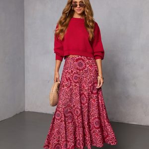 Amber Hour Maxi Skirt