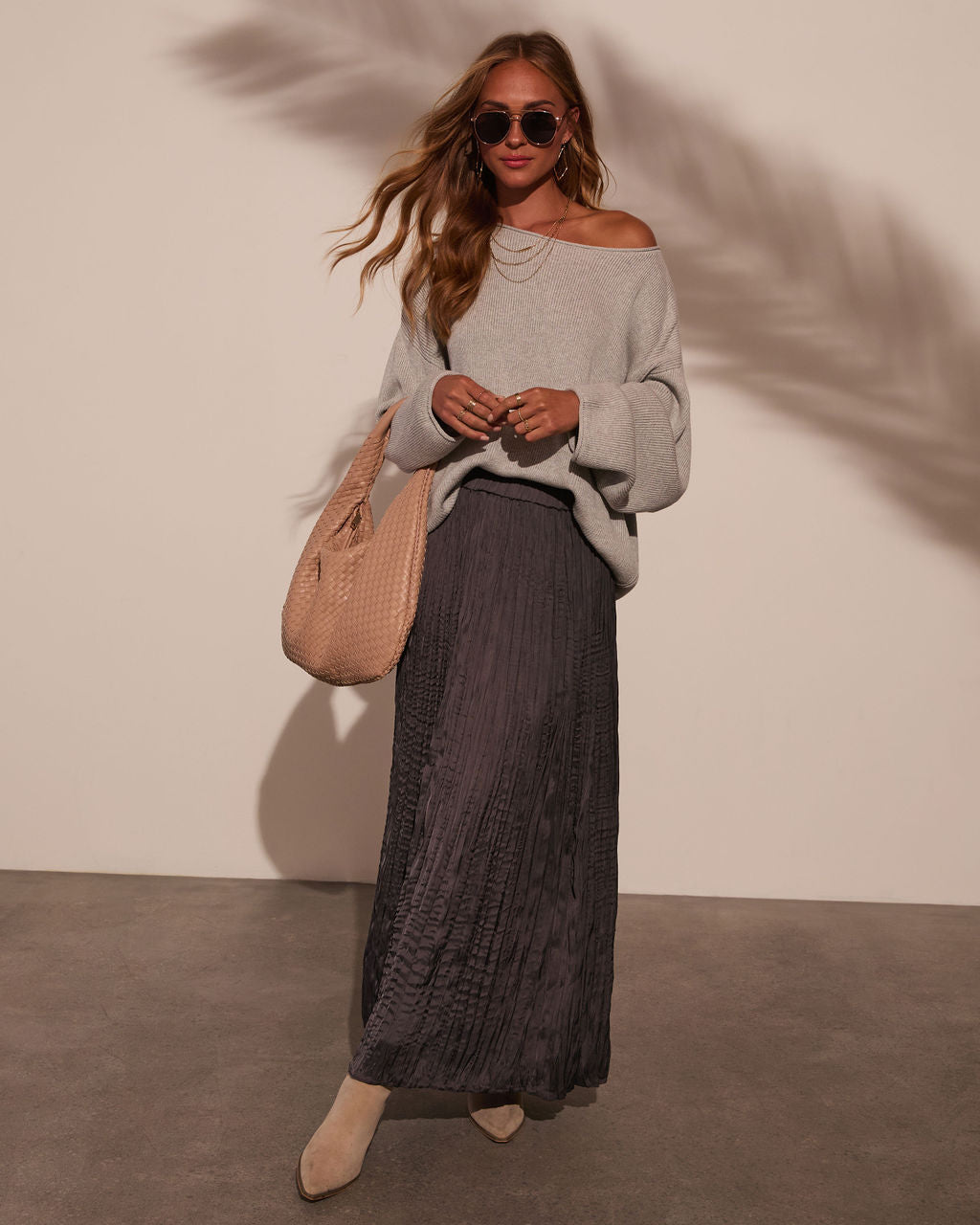 Selah Plisse Maxi Skirt - Image 2