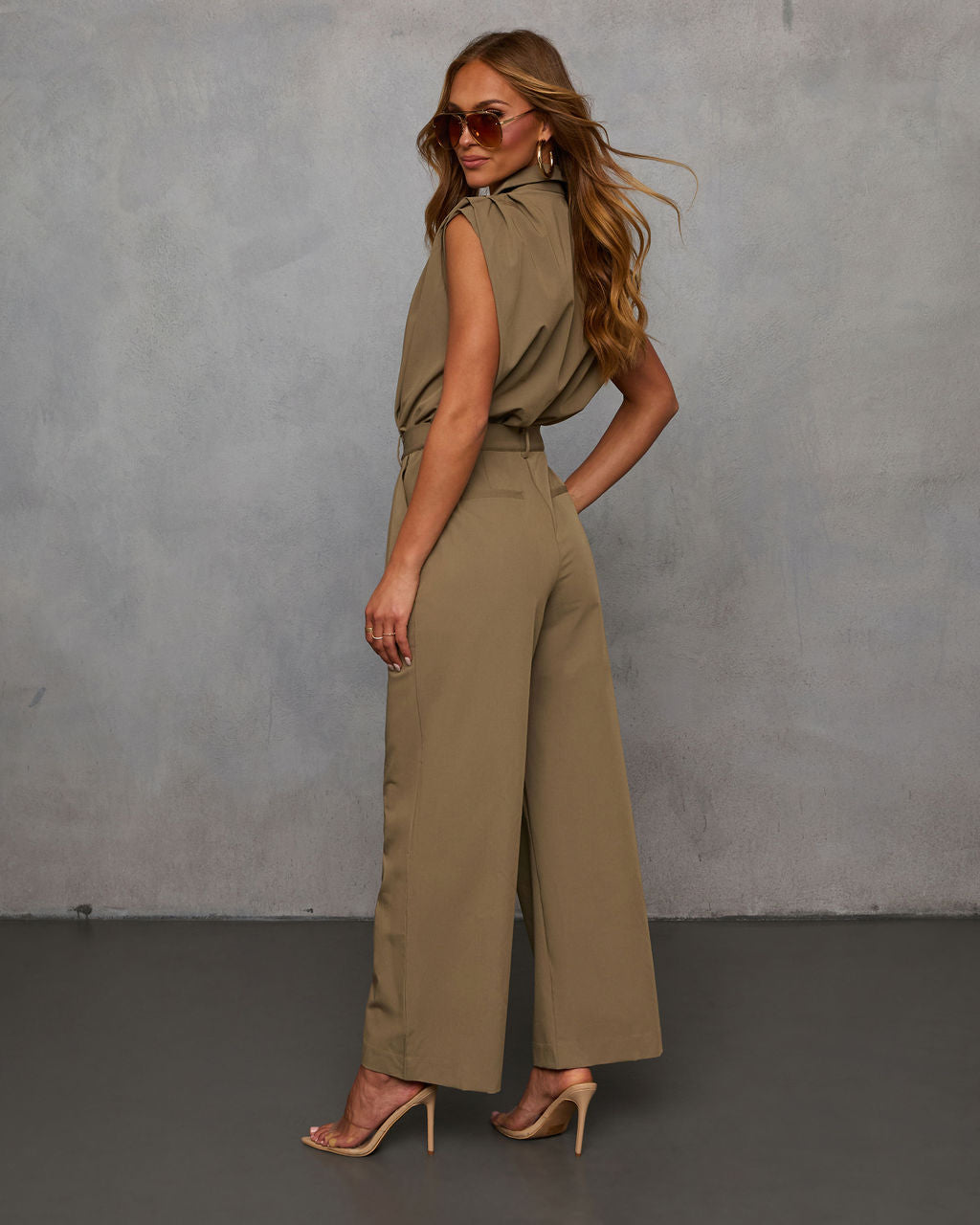 Kason Fitted Waist Utility Jumpsuit - Image 4