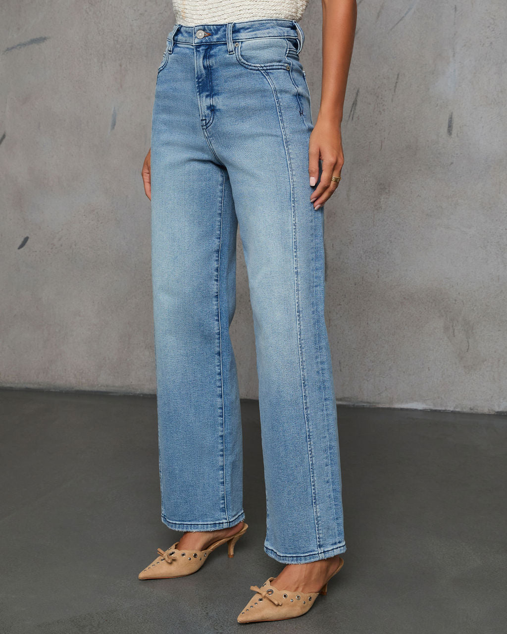 Tomcat Stretch High Rise Relaxed Denim - Image 3