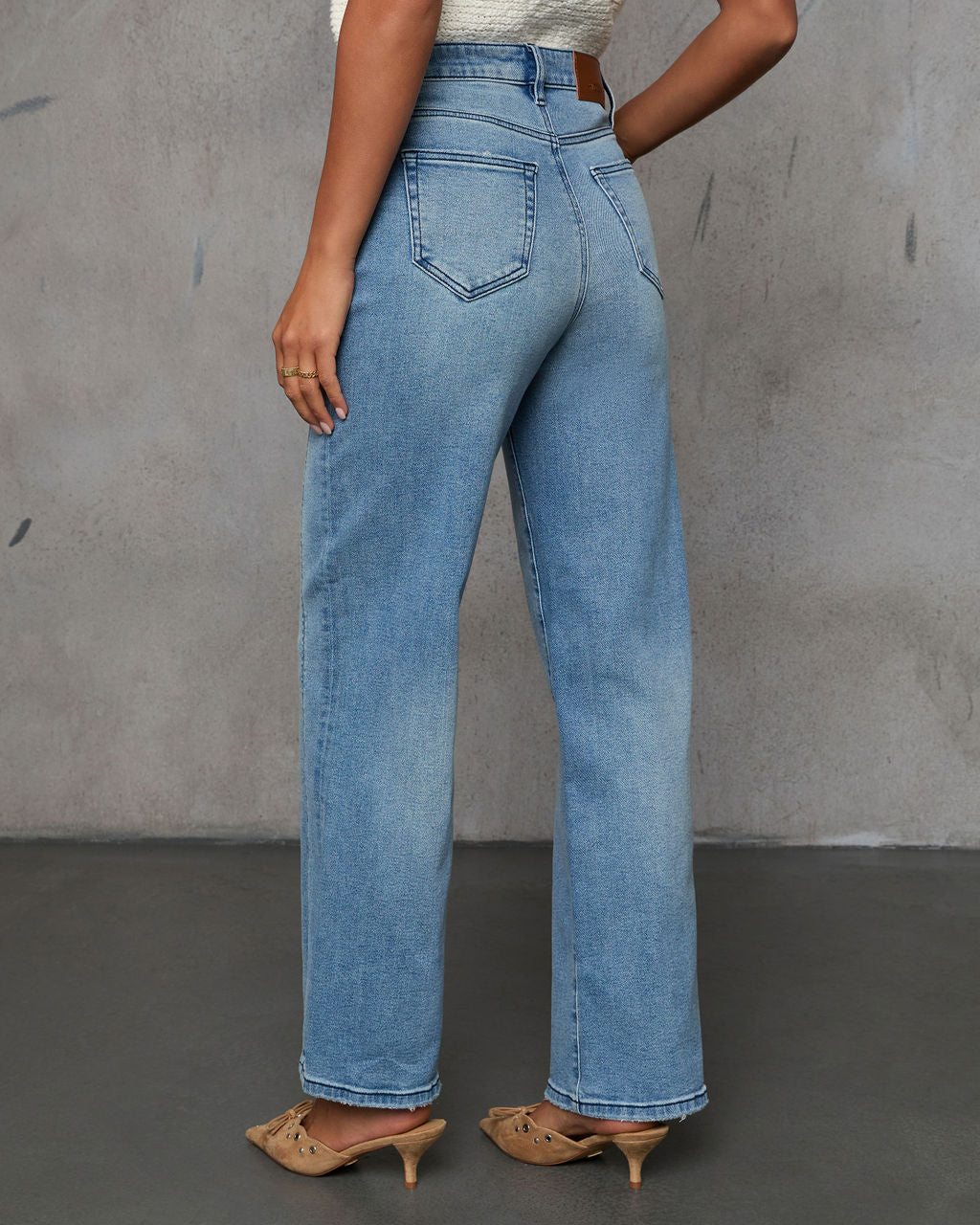 Tomcat Stretch High Rise Relaxed Denim - Image 4