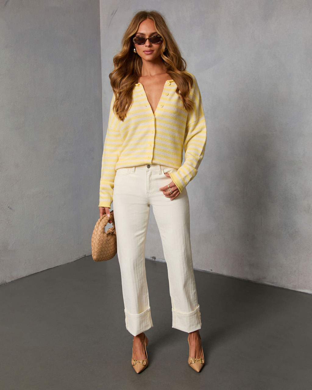 Sicilie Striped Knit Cardigan - Image 8