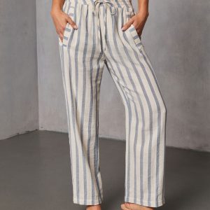 Rubee Striped Wide Leg Pants