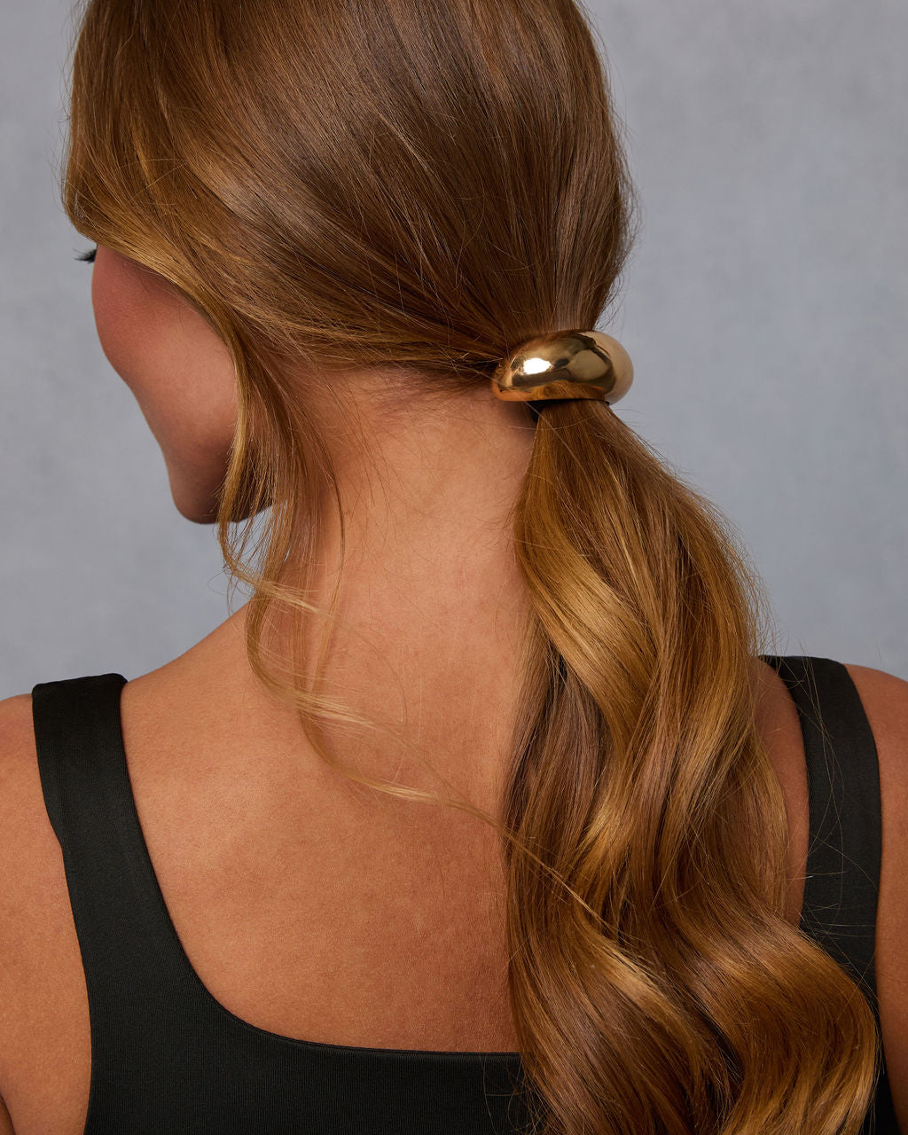 Satya Glossy Dome Pony Cuff - Image 2