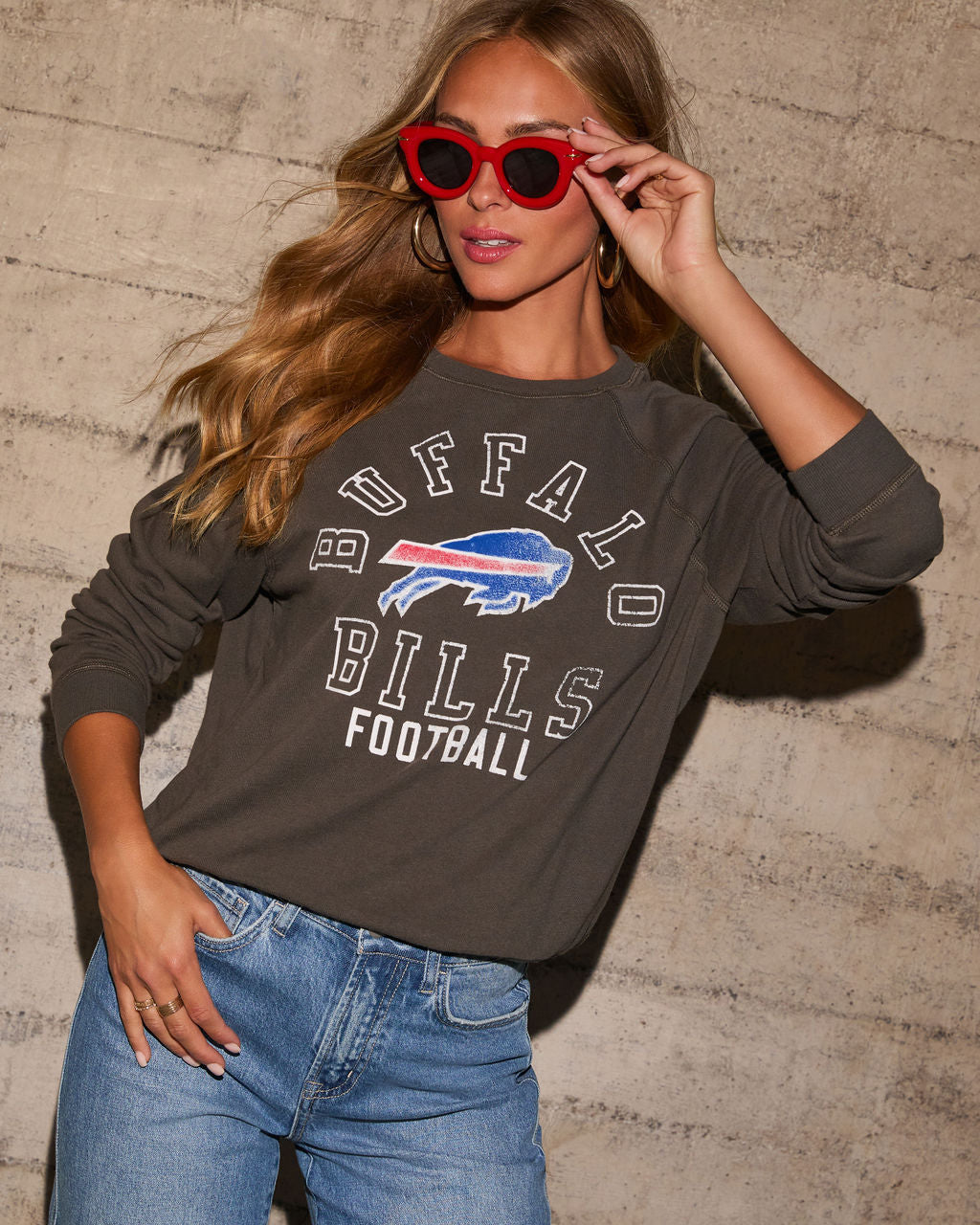 Buffalo Bills Long Sleeve Graphic Top - Image 5