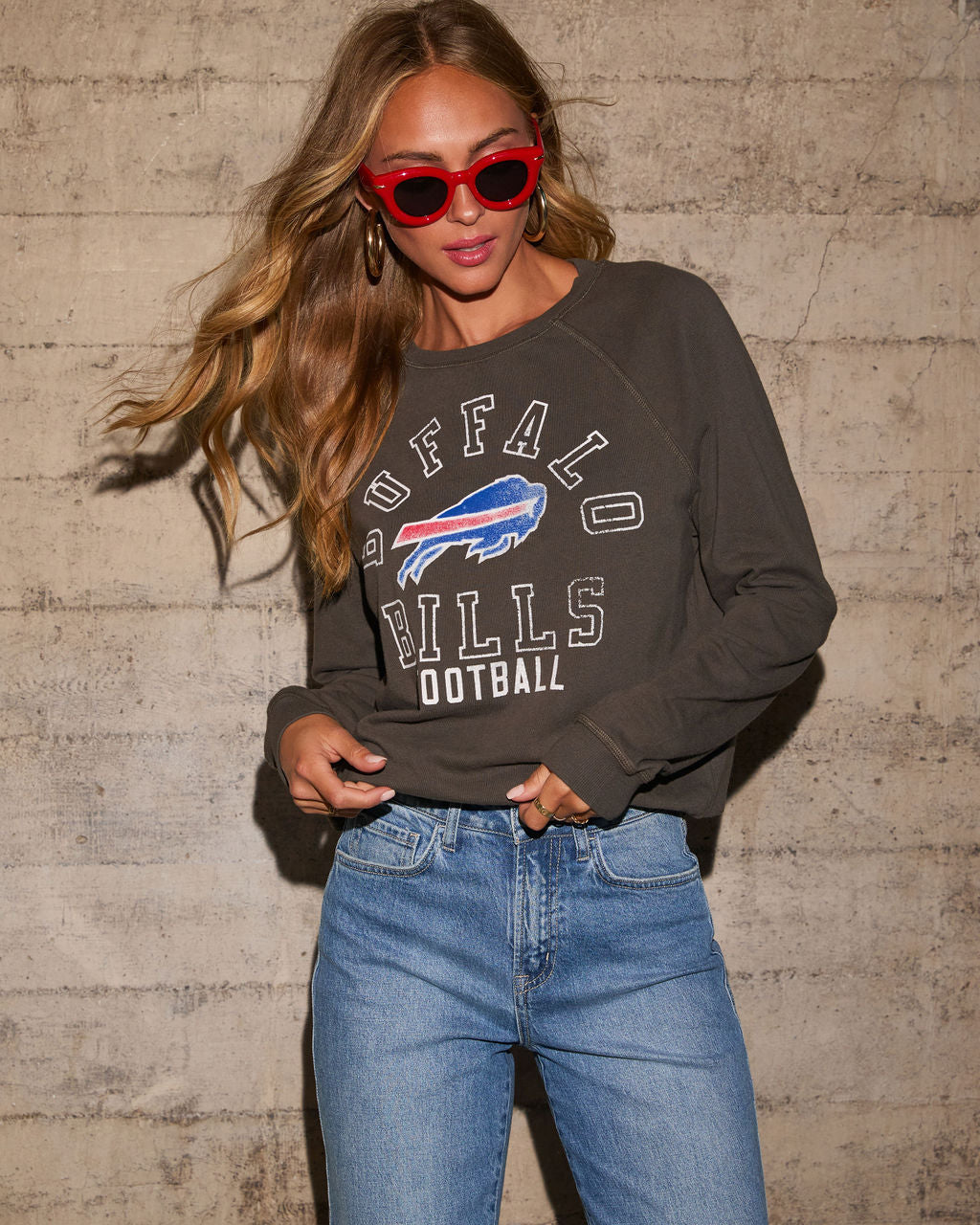 Buffalo Bills Long Sleeve Graphic Top - Image 2