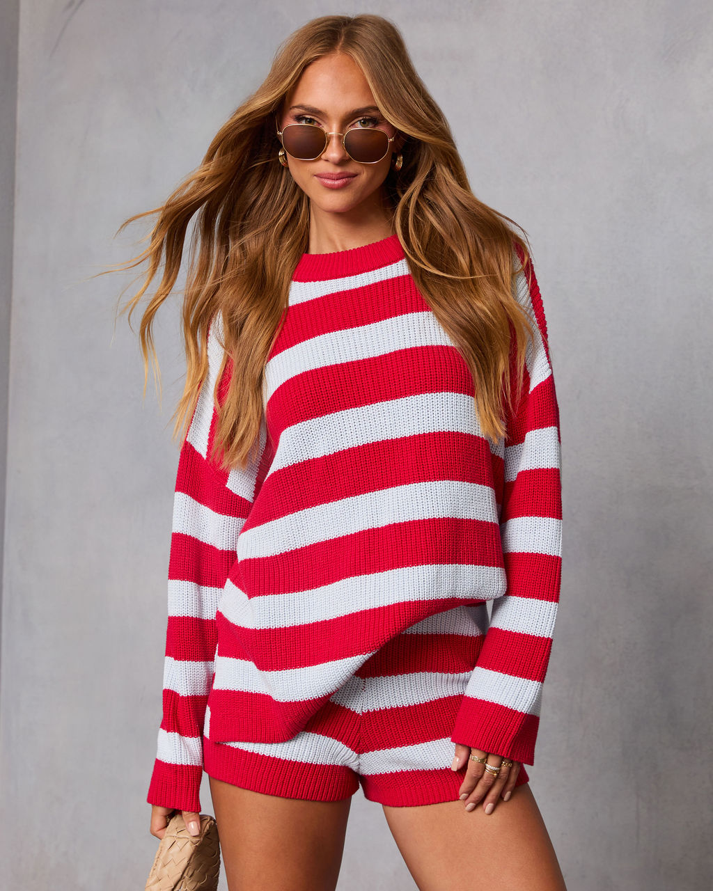 Galilea Striped Long Sleeve Sweater - Image 2