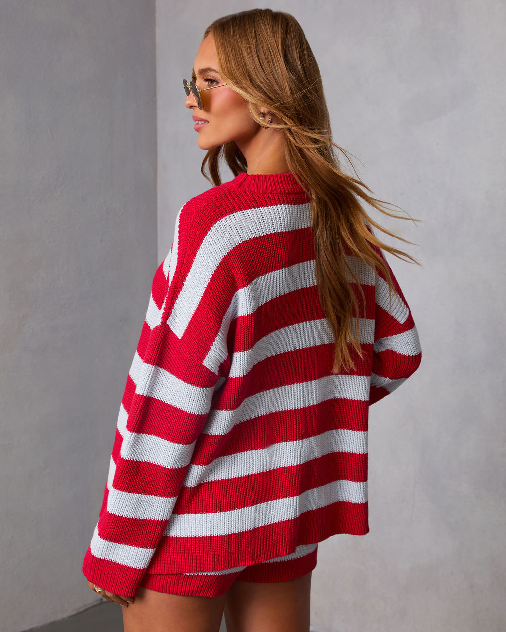 Galilea Striped Long Sleeve Sweater - Image 4