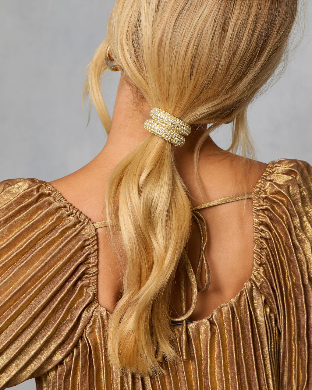 Last Look Rhinestone Embellished Pony Cuff - Image 2