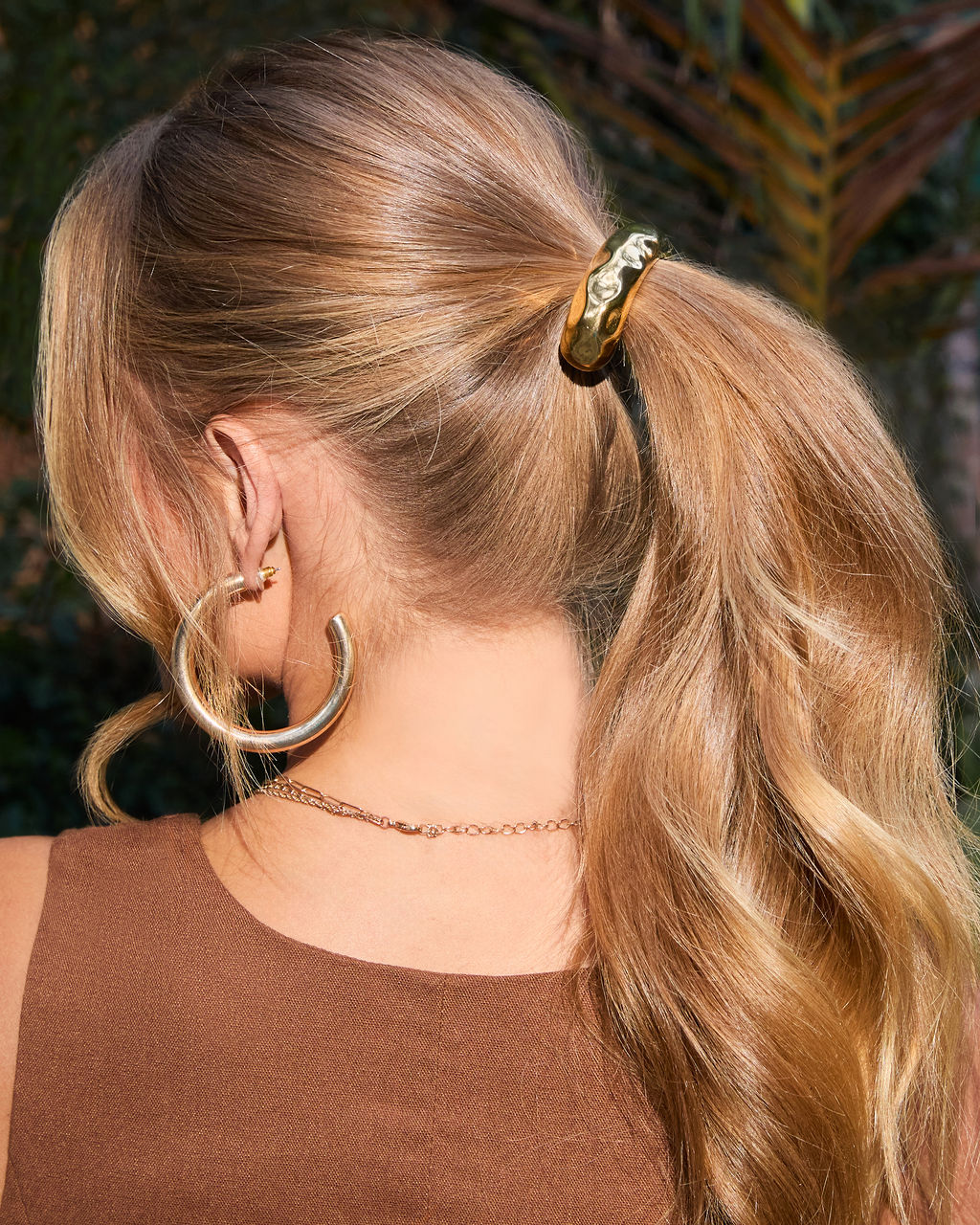 Beach Bronzer Hammered Metal Hair Cuff - Image 3