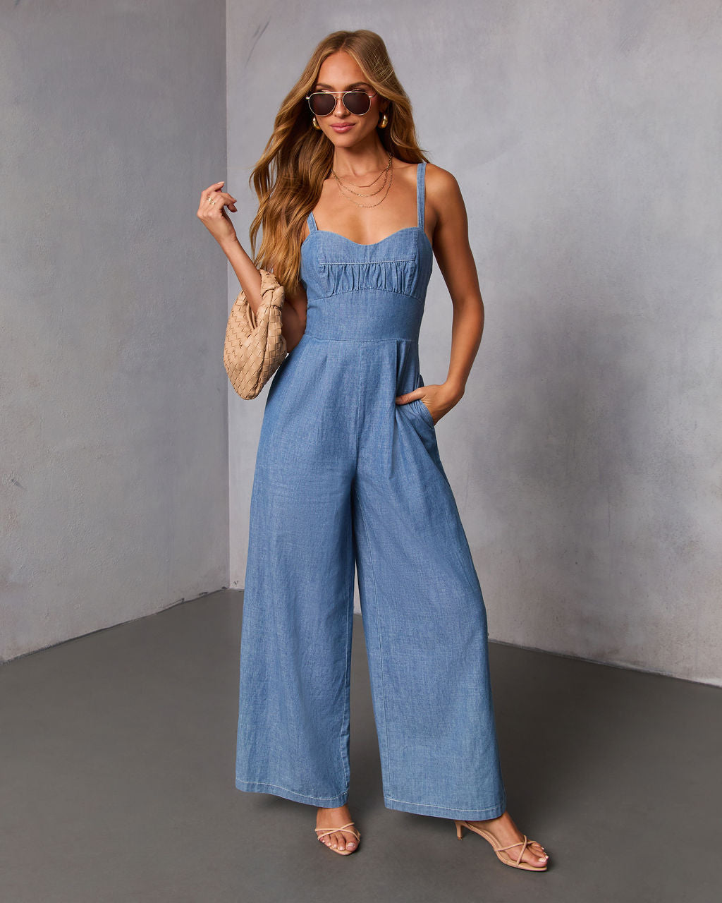 Sintara Denim Jumpsuit - Image 5