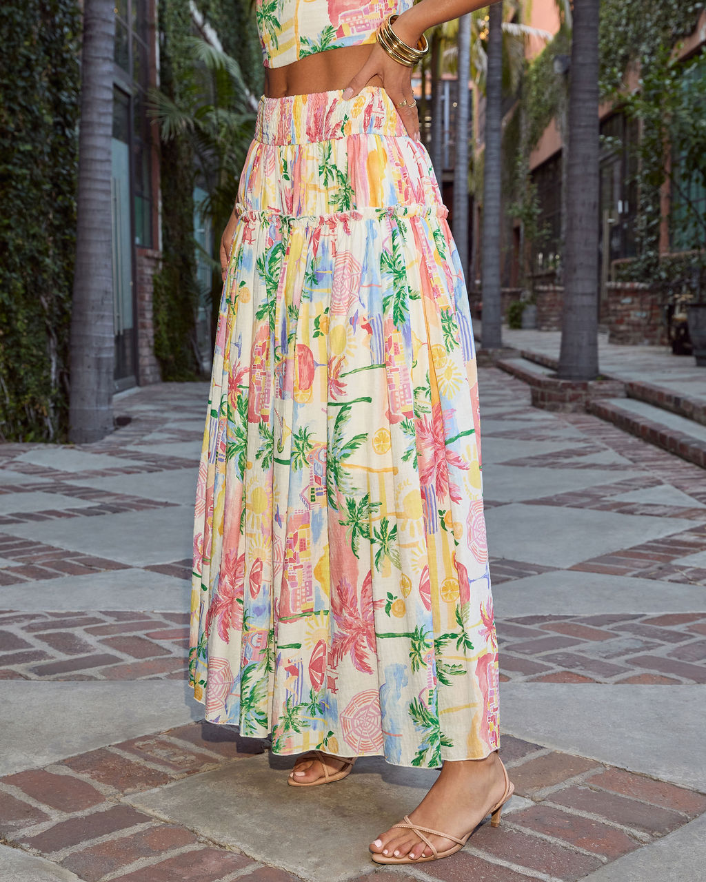 Island Muse Tropical Maxi Skirt - Image 3