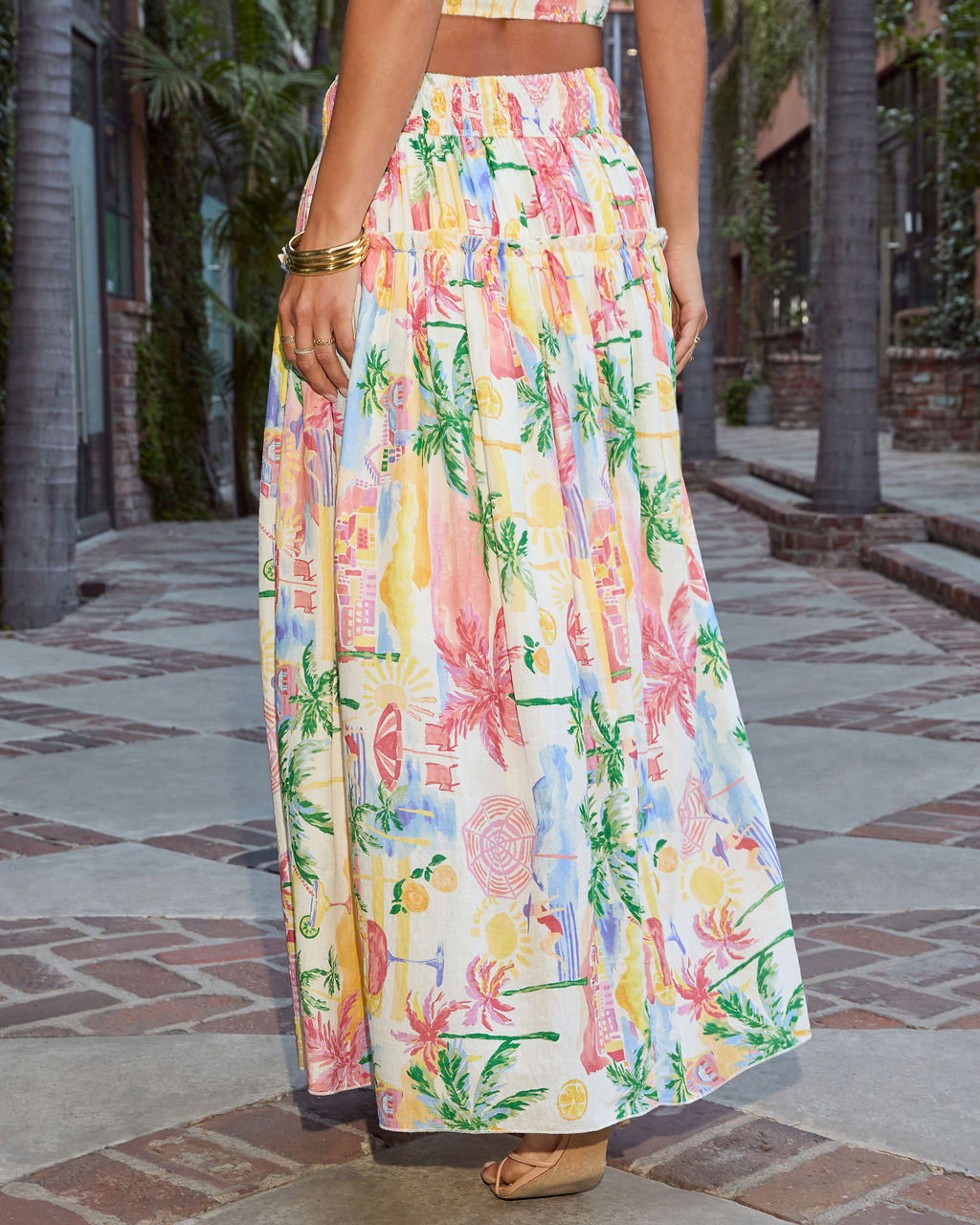 Island Muse Tropical Maxi Skirt - Image 4