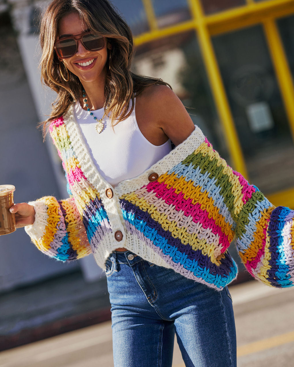 Happy Trails Crochet Cardigan - Image 11