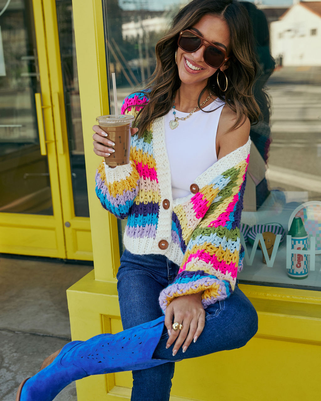Happy Trails Crochet Cardigan - Image 7