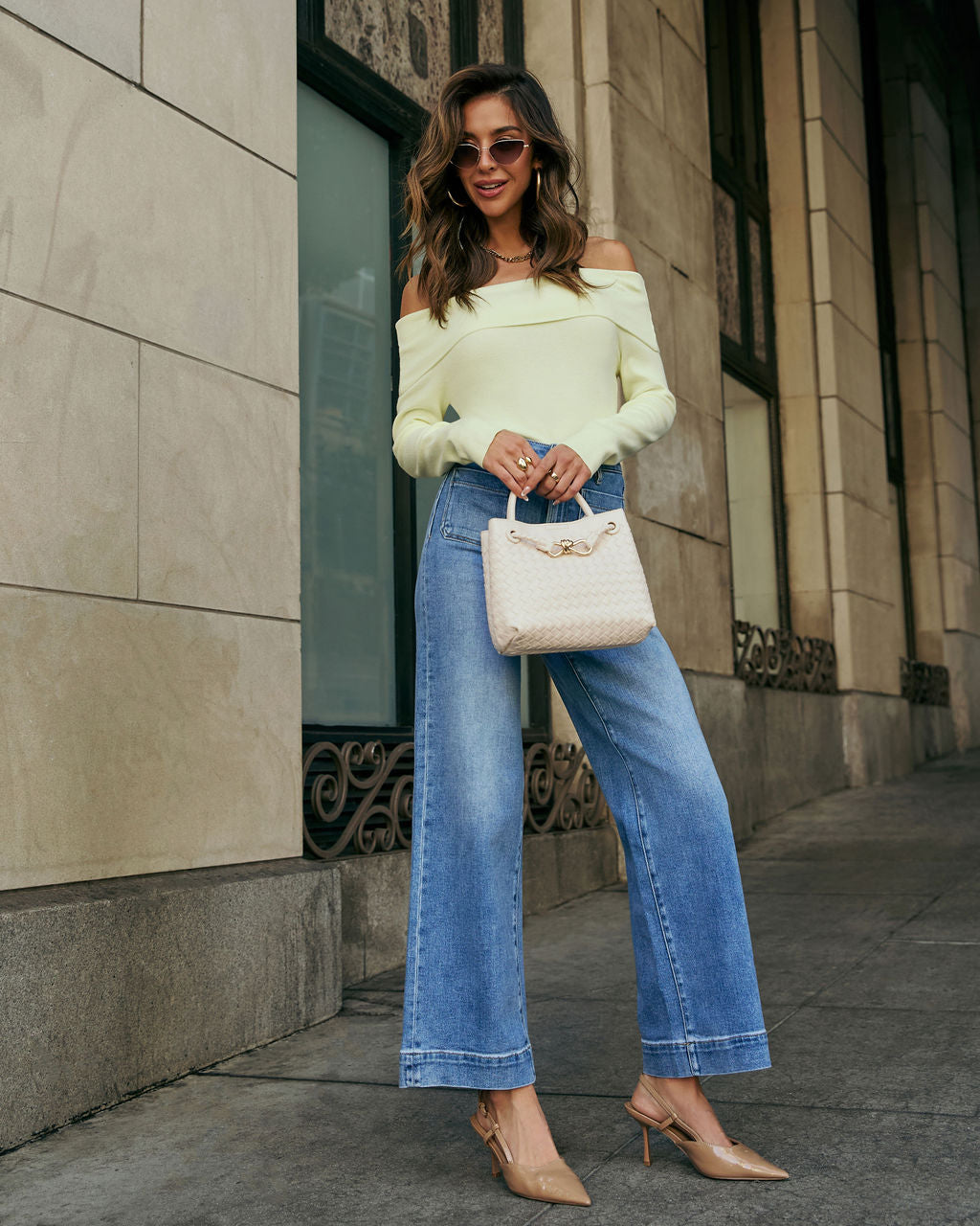 Solara Super Stretch Wide Leg Jeans - Image 5