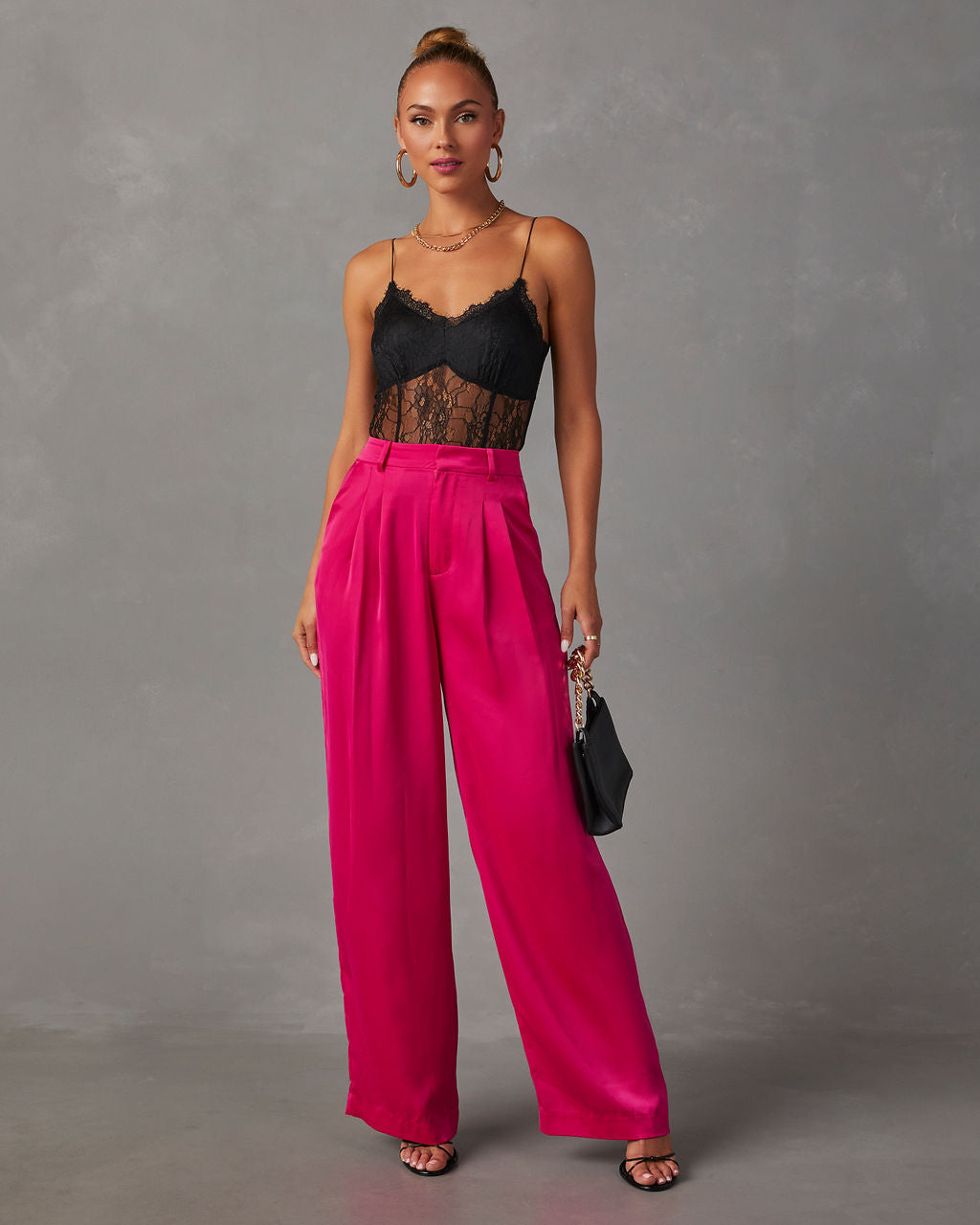 Shannell Satin Trouser Pants - Image 18