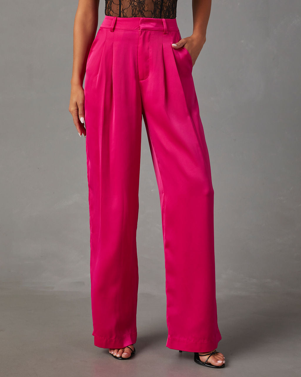 Shannell Satin Trouser Pants - Image 14
