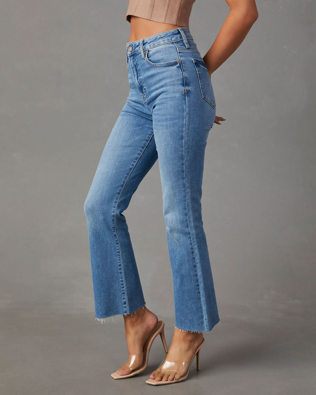 Derita High Rise Straight Leg Jeans - Image 3
